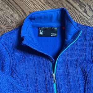 Spider Women's Blue Sweater Jacket